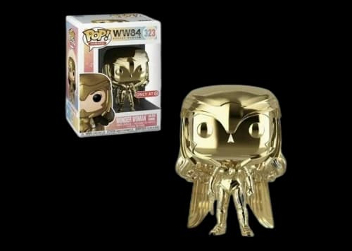 Funko Pop! Movies WW84 Wonder Woman (Gold Chrome) Target Exclusive Figure #323