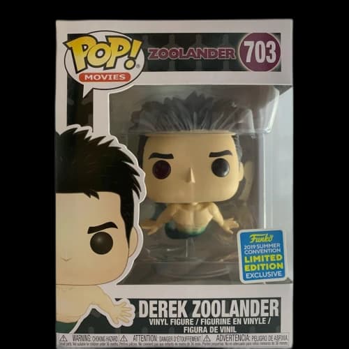 Funko Pop! Movies Zoolander Derek Zoolander Summer Convention Exclusive Figure #703
