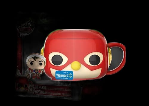 Funko Pop! Mug & Pin DC Super Heroes Holiday The Flash Mug & Superman Pin Walmart Exclusive Set