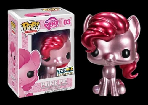 Funko Pop! My Little Pony Pinkie Pie (Metallic) ToyWiz Exclusive Figure #03
