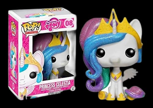 Funko Pop! My Little Pony Princess Celestia Glitter Hot Topic Exclusive Figure #08