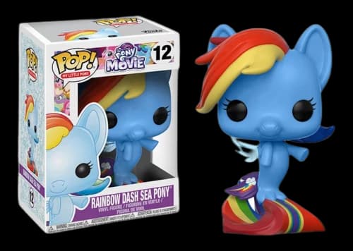 Funko Pop! My Little Pony The Movie Rainbow Dash Sea Pony Figure #12