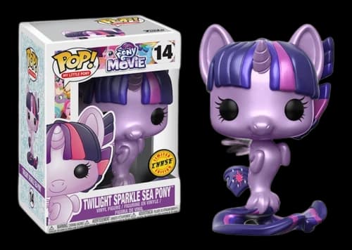 Funko Pop! My Little Pony The Movie Twilight Sparkle Sea Pony (Metallic) (Chase) Figure #14