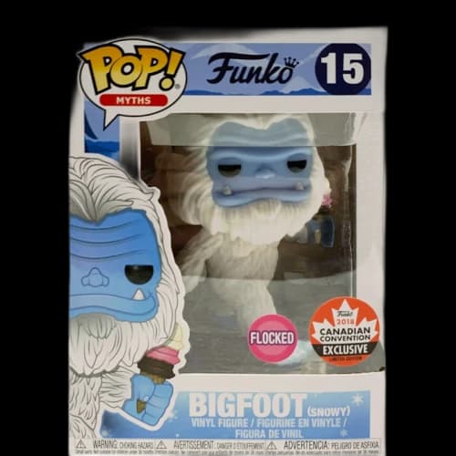 Funko Pop! Myths Bigfoot (Flocked) Canadian Convention Exclusive Figure #15