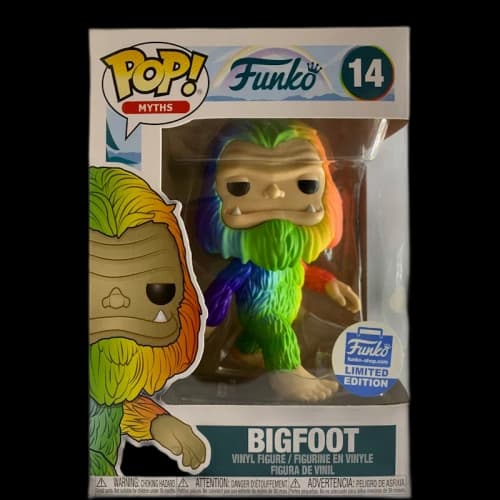 Funko Pop! Myths Bigfoot (Rainbow) Funko Shop Edition Figure #14