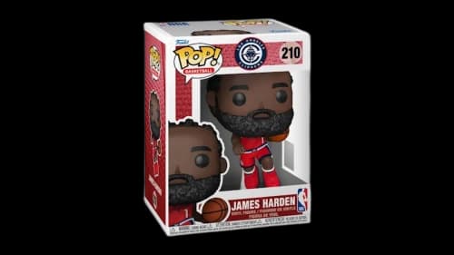 Funko Pop! NBA 76ers James Harden Funko Pop! Vinyl Figure #210 Figure Black