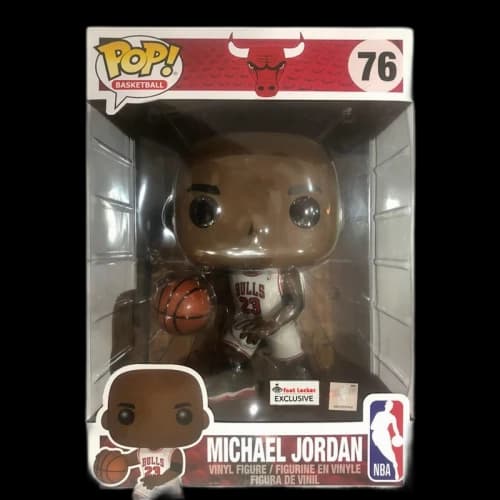 Funko Pop! NBA Michael Jordan (White Jersey) Footlocker Exclusive 10 inch Figure #76