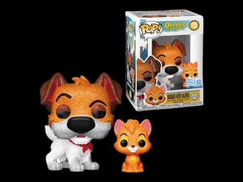 Funko Pop! Oliver Company Dodger with Oliver (Diamond) Limited Edition Figure #2705