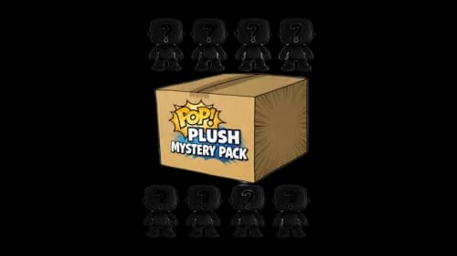 Funko Pop! Pack of 8 Surprise Mystery Soft Funko Pop! Plush Randomly Selected Single Blind Box Black
