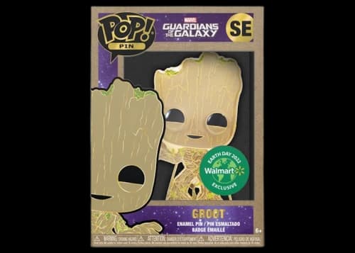 Funko Pop! Pin Marvel Guardians of the Galaxy Groot 2022 Walmart Earth Day Exclusive SE