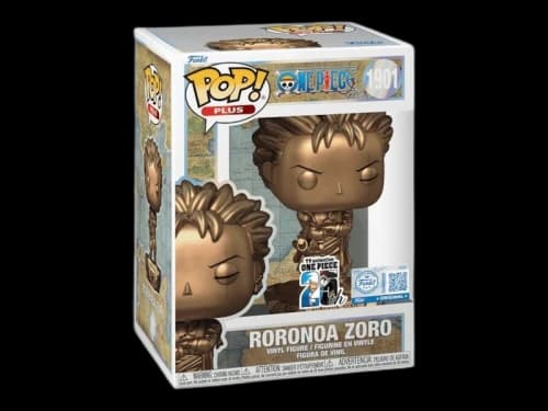 Funko Pop! Plus One Piece Roronoa Zoro Statue (Bronze) Funko Exclusive #1901