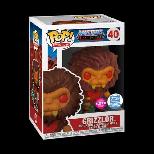 Funko Pop! Retro Toys Masters of the Universe Grizzlor (Flocked) Funko Shop Exclusive Figure #40