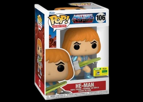 Funko Pop! Retro Toys Masters of the Universe He-Man 2022 SDCC Exclusive Figure #106