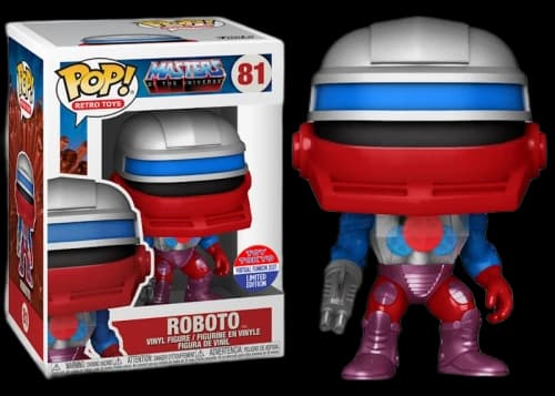 Funko Pop! Retro Toys Masters Of The Universe Roboto Toy Tokyo Virtual Funkon 2021 Exclusive Figure #81