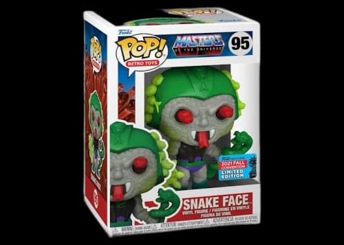 Funko Pop! Retro Toys Masters Of The Universe Snake Face 2021 Fall Convention Exclusive Figure #95