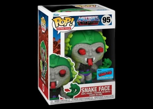 Funko Pop! Retro Toys Masters Of The Universe Snake Face 2021 NYCC Exclusive Figure #95