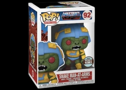 Funko Pop! Retro Toys Masters of the Universe Snake Man-At-Arms Specialty Series Figure #92