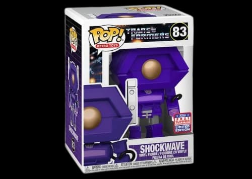 Funko Pop! Retro Toys Transformers Shockwave 2021 Summer Convention Exclusive Figure #83