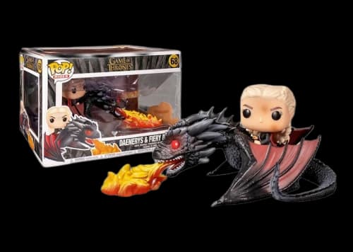 Funko Pop! Rides Game of Thrones Daenerys & Fiery Drogon Figure #68