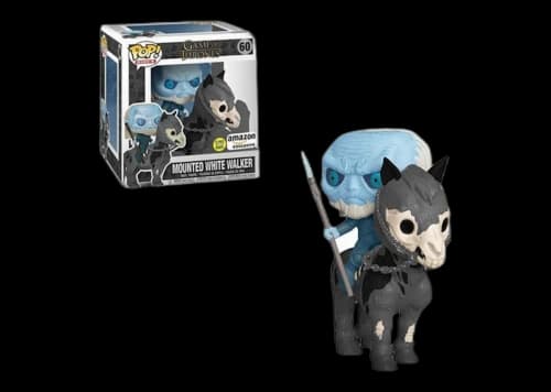Funko Pop! Rides Game of Thrones Mounted White Walker (Glow) Amazon Exclusive Figure #60