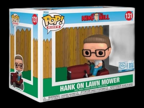 Funko Pop! Rides King of The Hill Hank on Lawn Mower Funko Exclusive #131