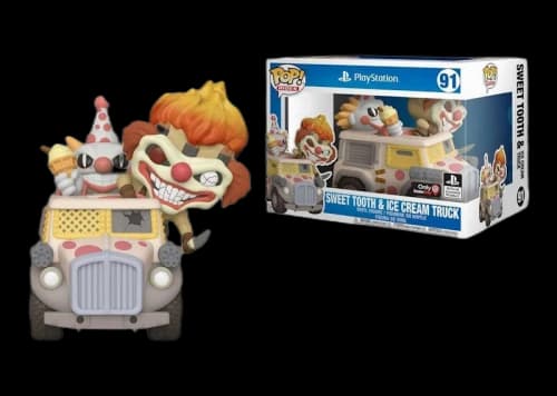 Funko Pop! Rides Playstation Sweet Tooth & Ice Cream Truck GameStop Exclusive Figure #91