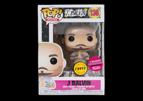 Funko Pop! Rocks J Balvin "Green Hair" Limited Edition Chase Figure #136