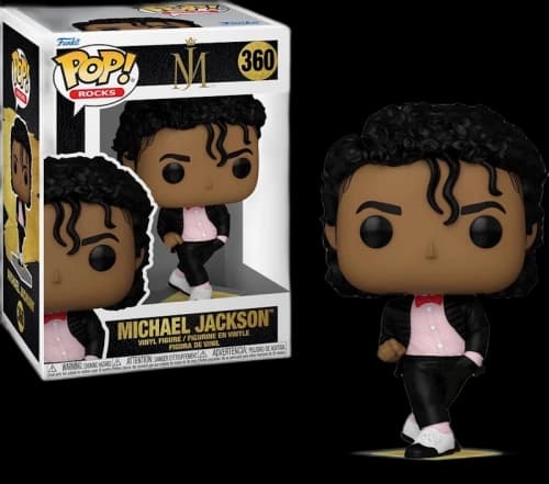 Funko Pop! Rocks: Michael Jackson Michael Jackson (Billie Jean) Figure #360