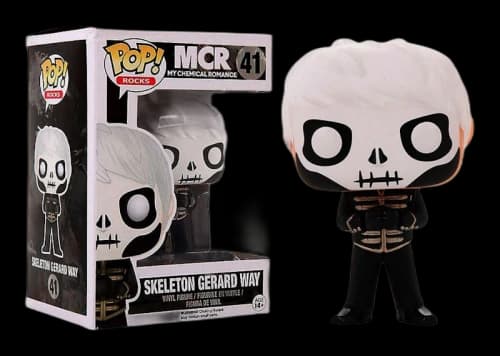 Funko Pop! Rocks My Chemical Romance Skeleton Gerard Way Hot Topic Exclusive Figure #41