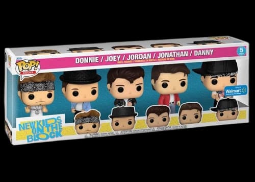 Funko Pop! Rocks New Kids On The Block Walmart Exclusive 5-Pack