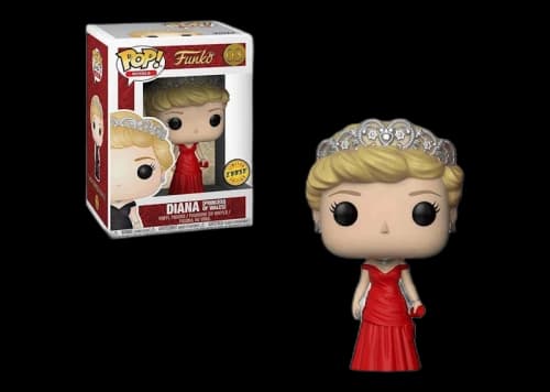 Funko Pop! Royals Diana Princess of Wales Red Dress (Chase) Figure #03