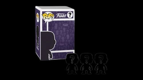 Funko Pop! Set of 3 Surprise Mystery Disney Funko Pop! Randomly Selected Single Blind Box Black