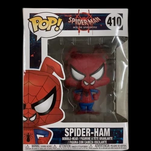 Funko Pop! Spider-Man into the Spider-Verse Spider-Ham Bobble-Head Figure #410