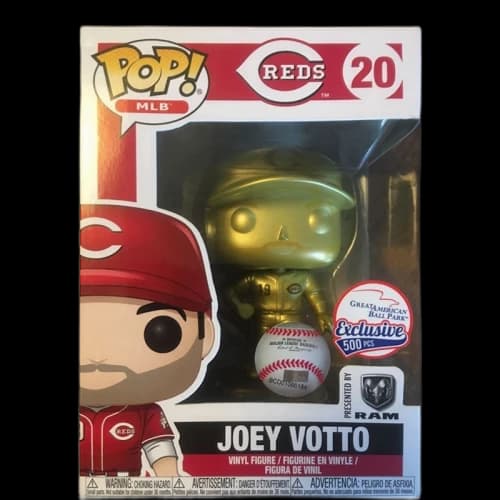 Funko Pop! Sports MLB Cincinatti Reds Joey Votto (Gold) Great American Ballpark Exclusive Figure #20