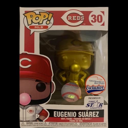 Funko Pop! Sports MLB Cincinnati Reds Eugenio Suarez (Gold) GABP Exclusive Figure #30