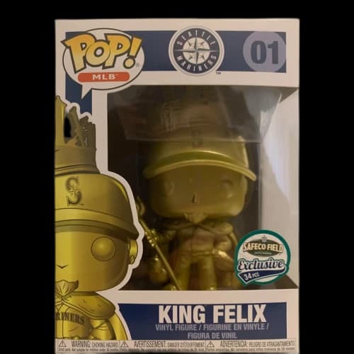 Funko Pop! Sports MLB Seattle Mariners Felix Hernandez "King Felix" (Gold) Safeco Field Exclusive Figure #01