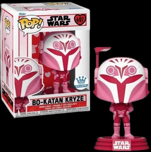 Funko Pop! Star Wars: Bo-Katan Kryze (Valentines) (Funko) Figure #497