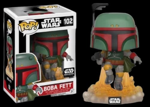 Funko Pop! Star Wars Boba Fett Flying Smuggler's Bounty Exclusive Bobble-Head #102