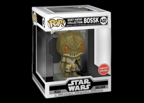 Funko Pop! Star Wars Bounty Hunters Collection Bossk Deluxe GameStop Exclusive Figure #437