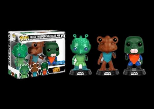 Funko Pop! Star Wars Greedo Hammerhead & Walrus Man Walmart Exclusive 2 Pack