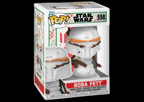 Funko Pop! Star Wars Holiday Boba Fett (Snowman) Figure #558