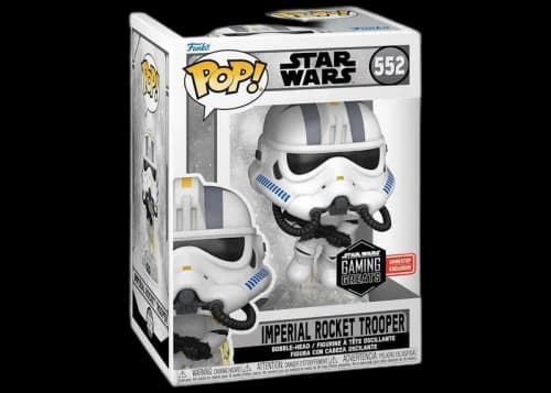 Funko Pop! Star Wars Imperial Rocket Trooper Gaming Greats GameStop Exclusive Figure #552