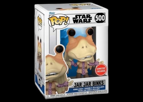 Funko Pop! Star Wars Jar Jar Binks GameStop Exclusive Figure #500