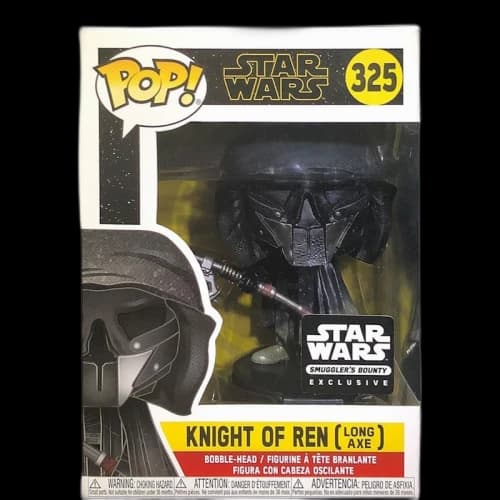 Funko Pop! Star Wars Knight of Ren (Long Axe) Smugglers Bounty Exclusive Bobble-Head Figure #326