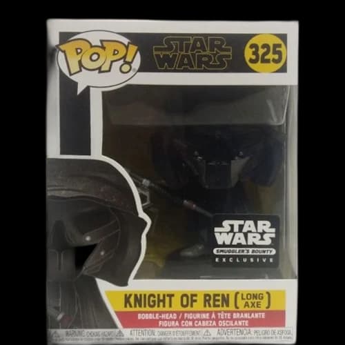 Funko Pop! Star Wars Knight of Ren (Long Axe) Star Wars Smugglers Bounty Exclusive Bobble-Head Figure #325