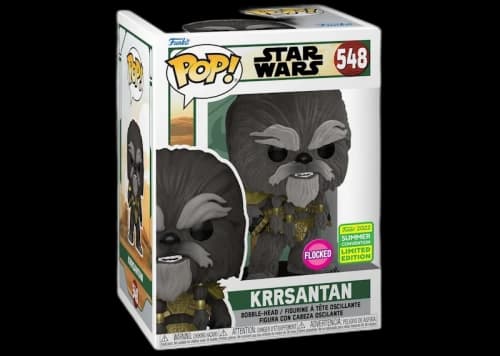 Funko Pop! Star Wars Krrsantan Flocked 2022 Summer Convention Exclusive Figure #548