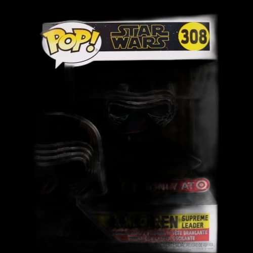 Funko Pop! Star Wars Kylo Ren Supreme Leader (Glow) Target Exclusive Bobble-Head Figure #308
