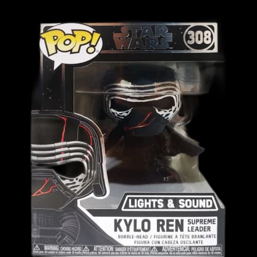 Funko Pop! Star Wars Kylo Ren Supreme Leader Lights & Sound Bobble-Head Figure #308