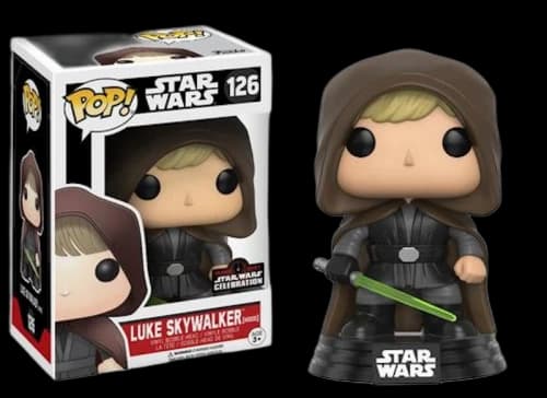 Funko Pop! Star Wars Luke Skywalker Hood Star Wars Celebration 2017 Exclusive Figure #126