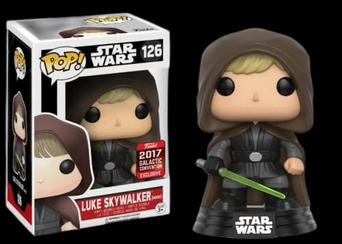 Funko Pop! Star Wars Luke Skywalker Hood Star Wars Galactic Convention 2017 Exclusive Figure #126